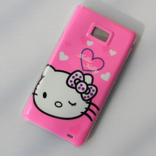Hello Kitty Cartoon Skin Case Cover For Samsung Galaxy S2 i9100