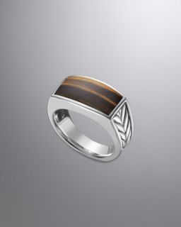 N1MG5 David Yurman Exotic Stone Ring, Tigers Eye