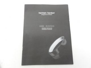Harman Kardon HK 3390 80W Stereo Receiver