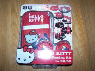 Hello Kitty 10 in 1 Starter Gaming Kit Nintendo DSi DSL Lite Case