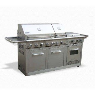 Jenn Air Deluxe Outdoor Gas Kitchen Grill Oven Stainless