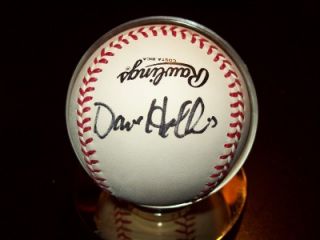 Dave Hollins Philadelphia Phillies Autographed Rawlings OLB Baseball