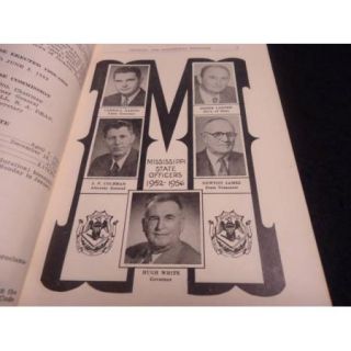 1952 Mississippi State Register Signed Heber Ladner
