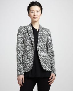 48UE Rachel Zoe Charlie II Leopard Print Jacket & Denise Asymmetric