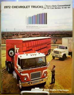 1972 Chevrolet Titan 90 HD Conventional Truck Dealership Sales