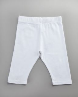 LA Made Spandex Jersey Leggings, White, Infant   