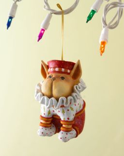 Patience Brewster French Bulldog Christmas Ornament   