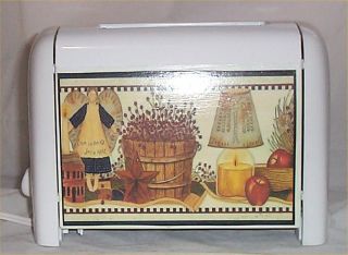 Toaster Primitive Country Star Home Decor White Proctor Silex Saltbox