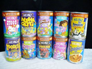 HEINZ CAN PASTA X 4cans ~ ZOODLES & HELLO KITTY & MORE