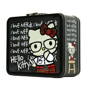 Hello Kitty Love Nerd Chalkboard MTL Lunchbox Lunch Box