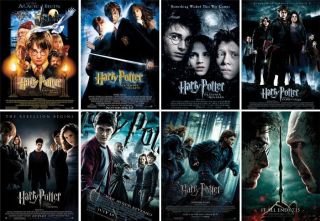 HARRY POTTER MOVIES FULL SERIES 8 DISCS DVDS WIDESCREEN NEW IN PACKAGE