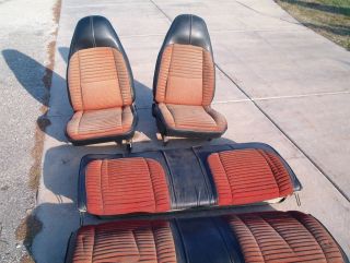 Mopar Bucket Seats B Body Tall Back 1971 Charger 500 Dodge 71 Front