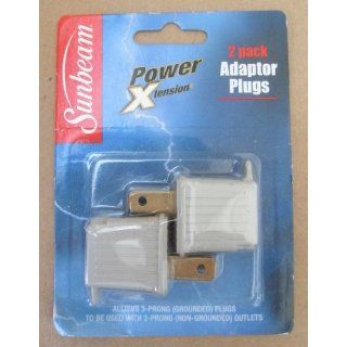 Sunbeam Power Xtension Adapter Plugs   2 pack   Allows 3