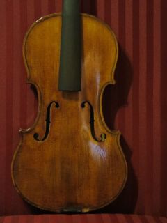 Interesting 4 4 Full Size Strad Violin Blocked and Lined