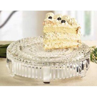 Crystal Wedding Cake Stand 16 Round Plateau Event