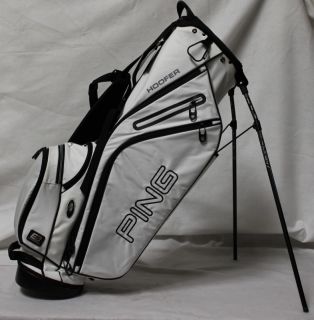 new ping hoffer 12 golf stand bag white black