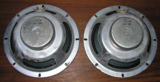 pair of vintage HEPPNER 8 woofers w/ permanent surrounds~great sound