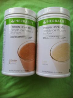 Herbalife Protein Drink Mix 2 Large Chocolate or Vanilla 