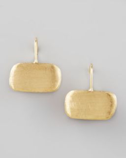 O5307 Marco Bicego Murano Brushed Gold Earrings, Small