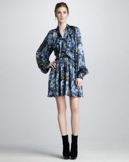 Rachel Zoe Daphne Leather Blazer & Kasia Sweaterdress   Neiman Marcus