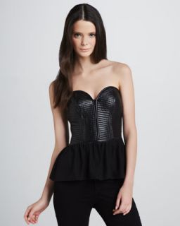 Pencey Strapless Flared Bustier Top   