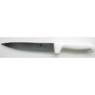 Icel Utility Knife, Wavy Edge, 5 1/2 Blade, White Plastic