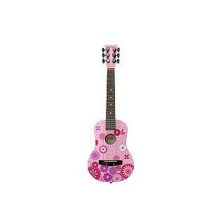 First Act Discovery Designer Acoustic Guitar   Pink Circle