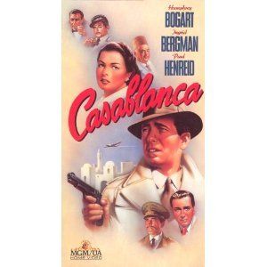 Casablanca VHS Bogart Bergman Henreid Worlds greatest love story