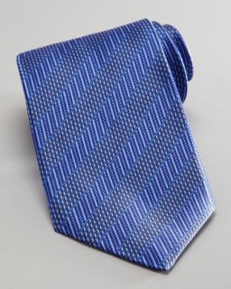 Stefano Ricci Tonal Stripe Silk Tie, Purple   