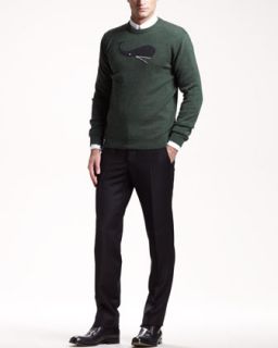 3Y83 Jil Sander Whale Print Sweater, Lava Dress Shirt & Miller Pants