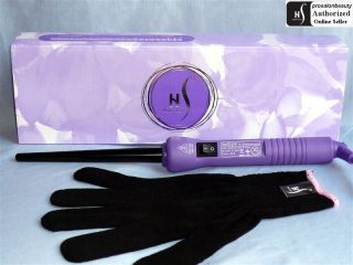 Herstyler Baby Curl 18 9mm Clipless Hair Curling Iron Curler Purple
