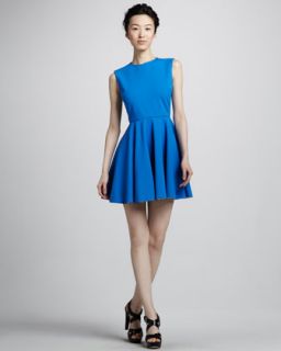 Jeannie Fit and Flare Dress, Electric Blue