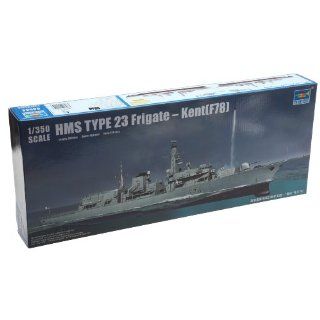  350 Scale HMS Kent F78 Type 23 British Frigate Toys & Games