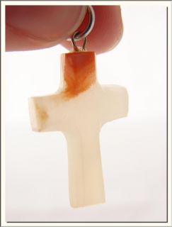 Superb Very Antique Onyx Holy Cross Pendant Visit My Store