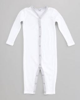 Z0UWT Splendid Littles Snug Fit Playsuit, White