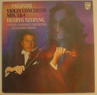 Henryk Szeryng Paganini Violin Concertos Philips