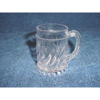 childs Vintage Pattern Glass Beaded Swirl Mug Everything