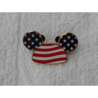 Disney Pin Mickey Mouse   Stars and Stripes Ear Hat