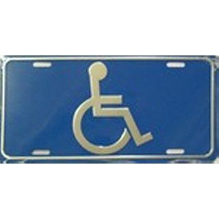 Handicap Logo License Plates Plate Tags Tag auto vehicle