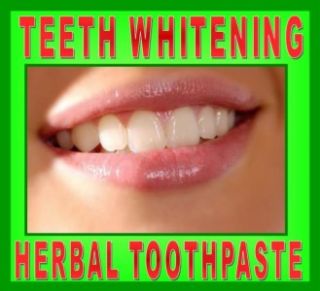 Tooth Teeth Whitening Whitener Bleach Toothpaste Herbal