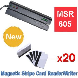 MSR605 HiCo 3 Track Magnetic Card Reader Writer Encoder Credit
