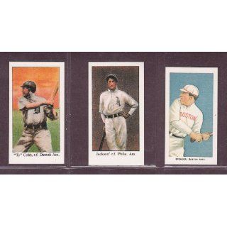 Baseball Hall Of Famers (3) Card Tobacco Reprint Lot (Ty