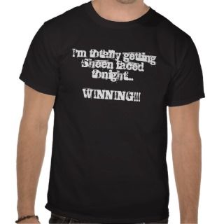 Charlie Sheen   Bipolar / Bi Winning T Shirts 