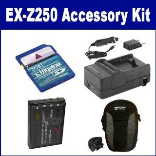 Casio Exilim EX Z250 Digital Camera Accessory Kit includes