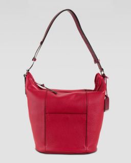 Red Leather Satchel  