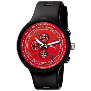 New $169 Puma Slick Chronograph Watch Black PU910401003