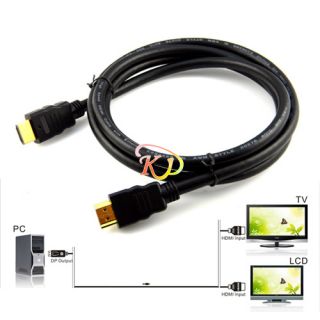  5M HDMI To HDMI Gold Cable Cord Wire For HDTV Sky HD PS3 XBOX Computer