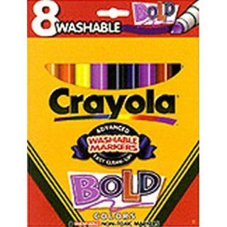 Crayola Marker Washable Bold Tip, 8 count (3 Pack) Health