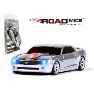 Chevy Camaro Wireless Optical Computer Mouse (Silver w