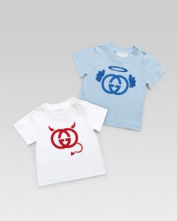 Z0Y2D Gucci Set of Two Angels and Devils Tees